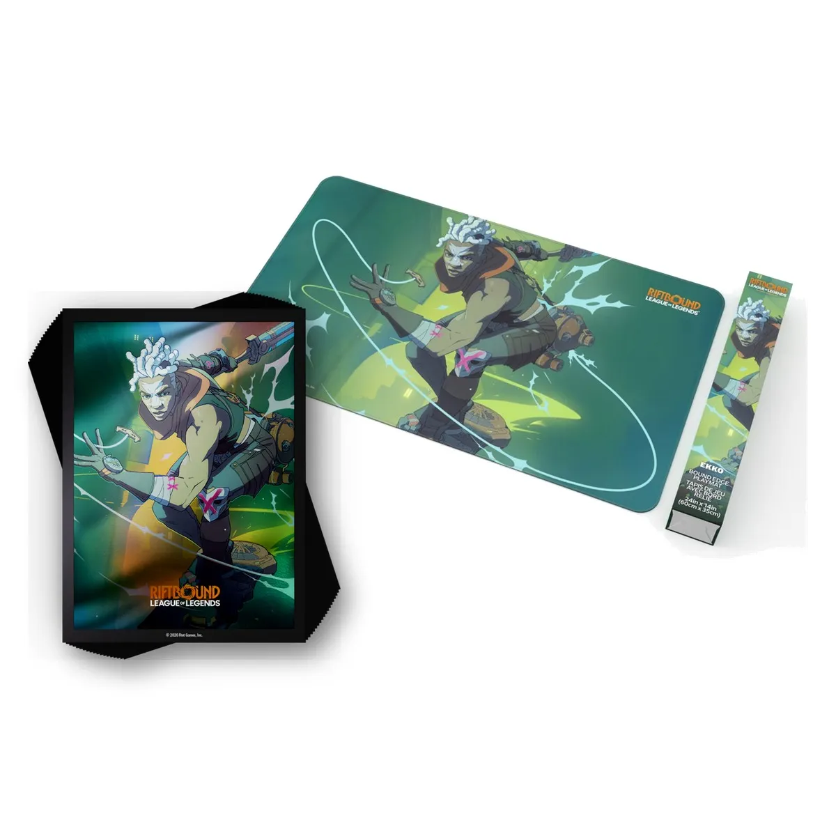 Riftbound Radiance: Playmat + Sleeves Set - Ekko